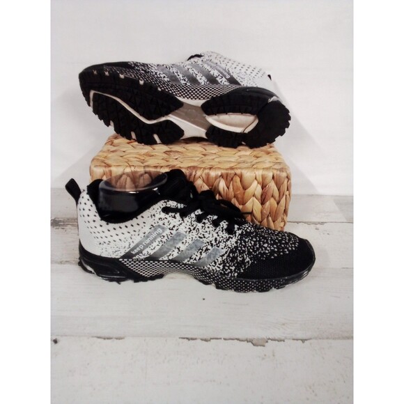 Big Kids/Men's Black/Silver  Athletic Running Shoes Size 6 - Picture 5 of 16